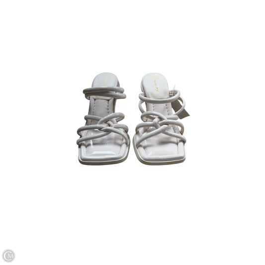 Sandals Heels Block By Circus By Sam Edelman In Cream, Size: 7.5