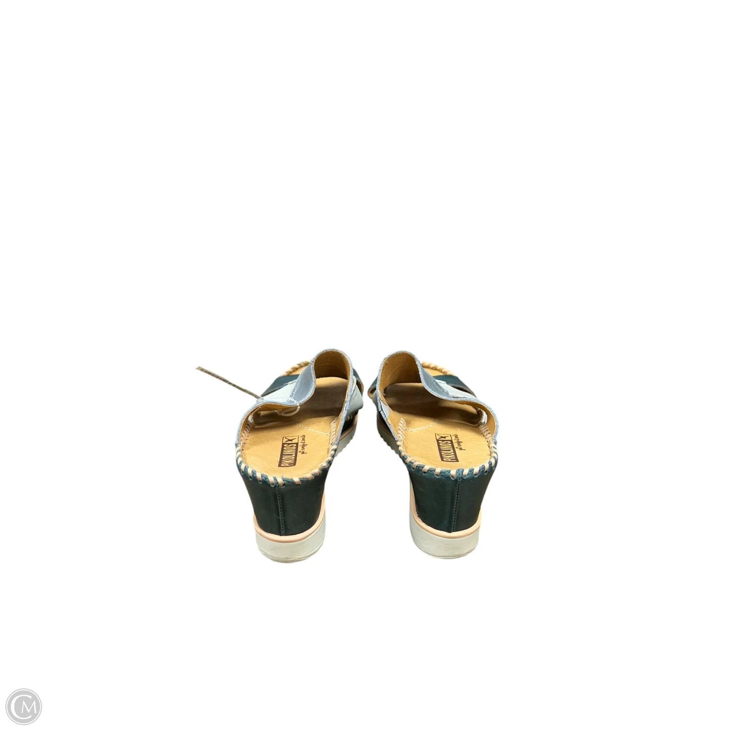 Sandals Heels Wedge By Pikolinos In Blue, Size: 6.5
