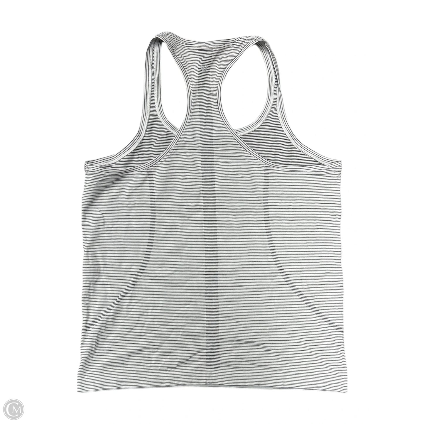 Athletic Tank Top By Lululemon In Black & White, Size: 14