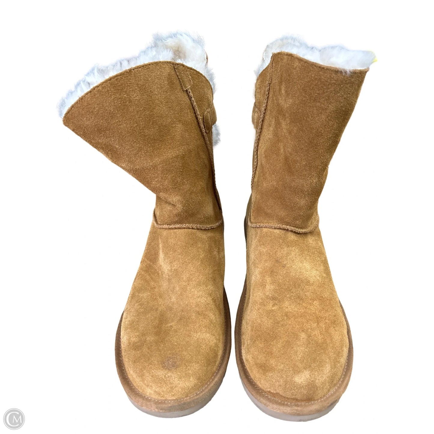 Boots Mid-calf Flats By Koolaburra By Ugg In Brown, Size: 9