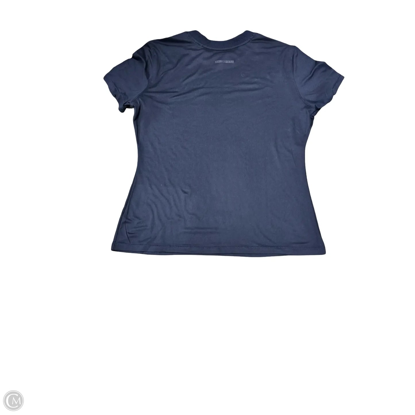 Athletic Top Short Sleeve By 7diamonds In Blue, Size: L