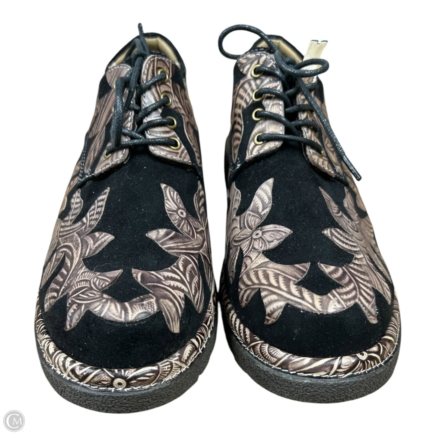 Shoes Flats By Spring Step In Black & Brown, Size: 9