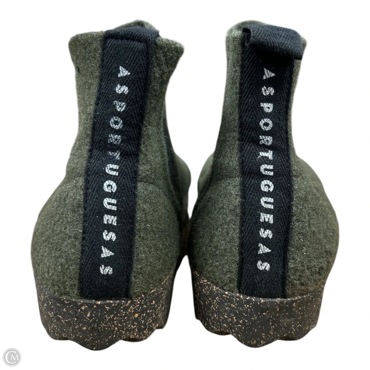 Boots Ankle Flats By Clothes Mentor In Green, Size: 9