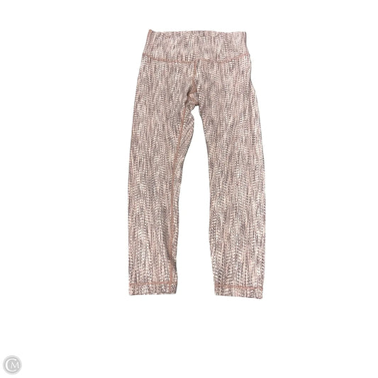 Athletic Leggings By Lululemon In Pink, Size: 10