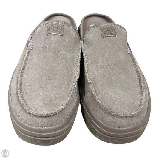 Shoes Heels Platform By Hey Dude In Mauve, Size: 8