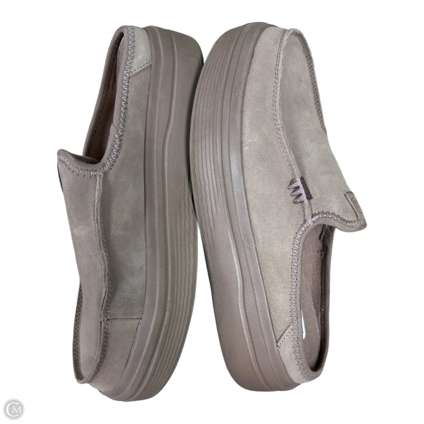 Shoes Heels Platform By Hey Dude In Mauve, Size: 8