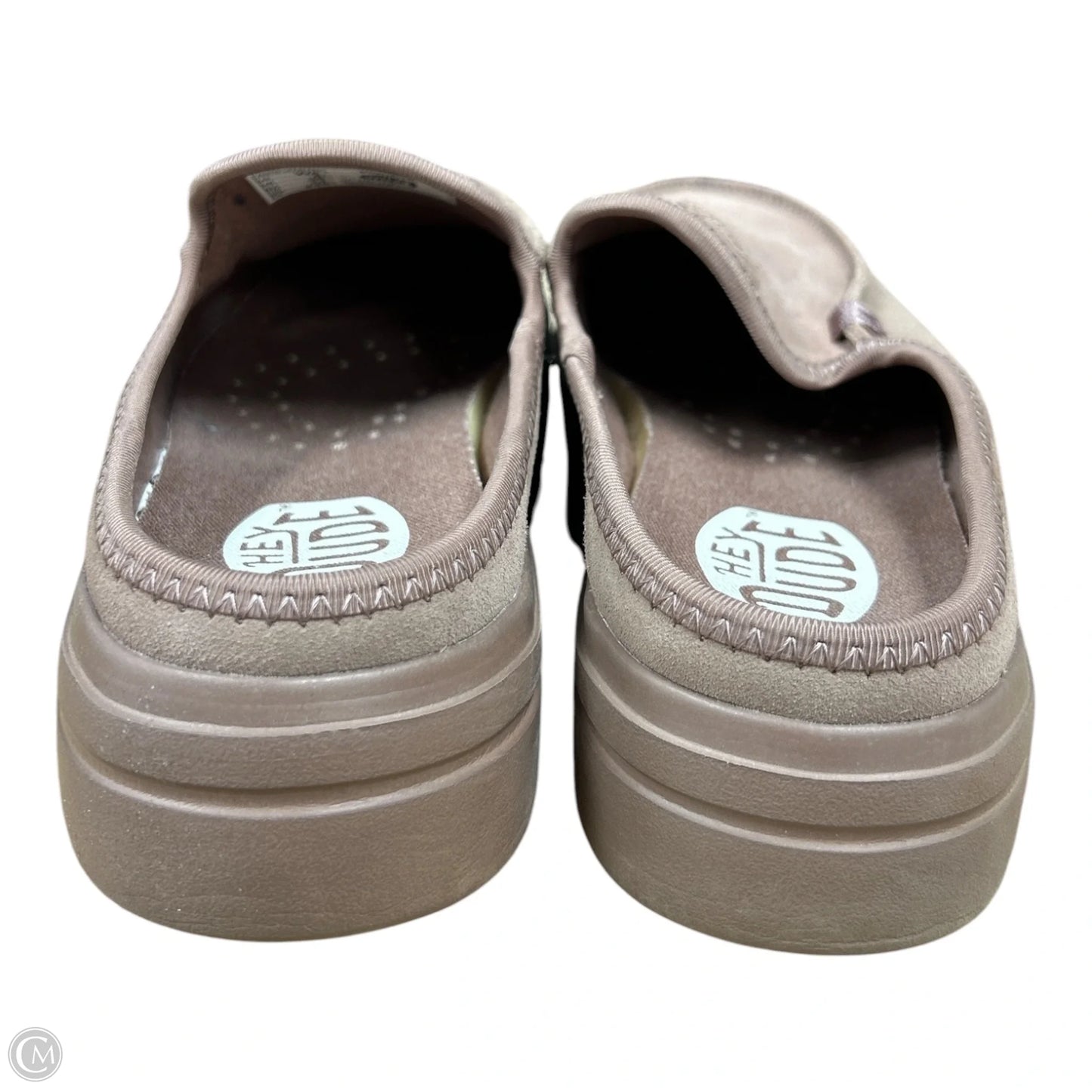 Shoes Heels Platform By Hey Dude In Mauve, Size: 8