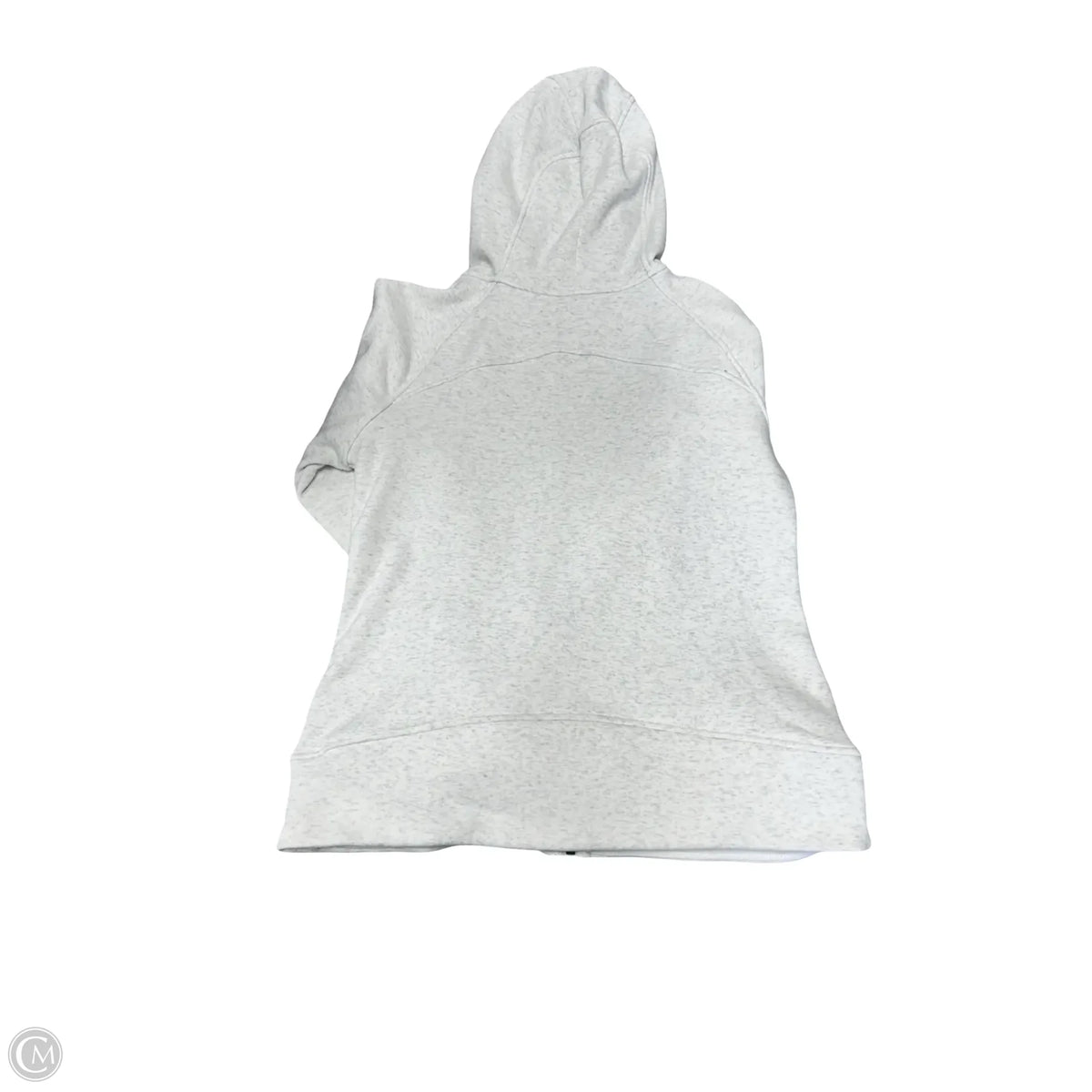 Athletic Sweatshirt Hoodie By Lululemon In Grey, Size: 12