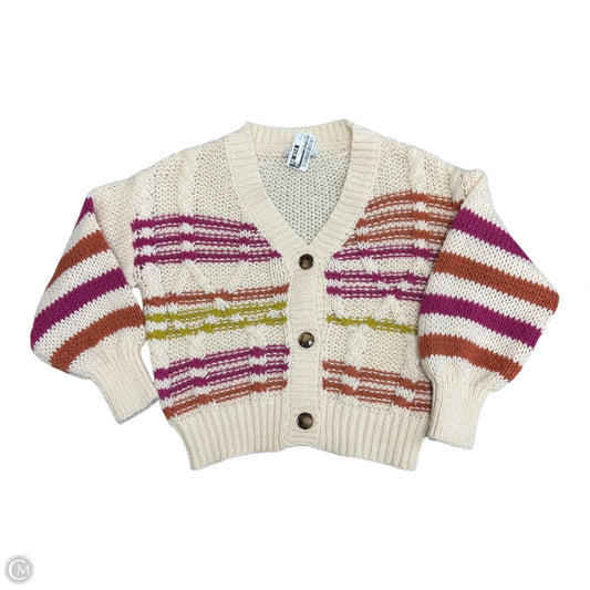 Sweater Cardigan By Sadie & Sage In Cream, Size: Xs