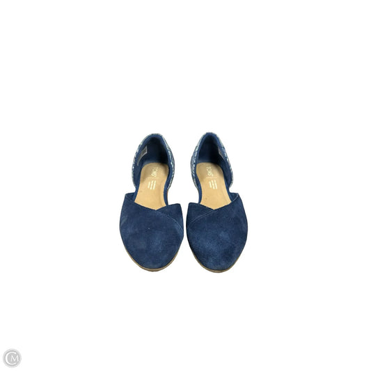 Shoes Flats By Toms In Blue, Size: 6.5