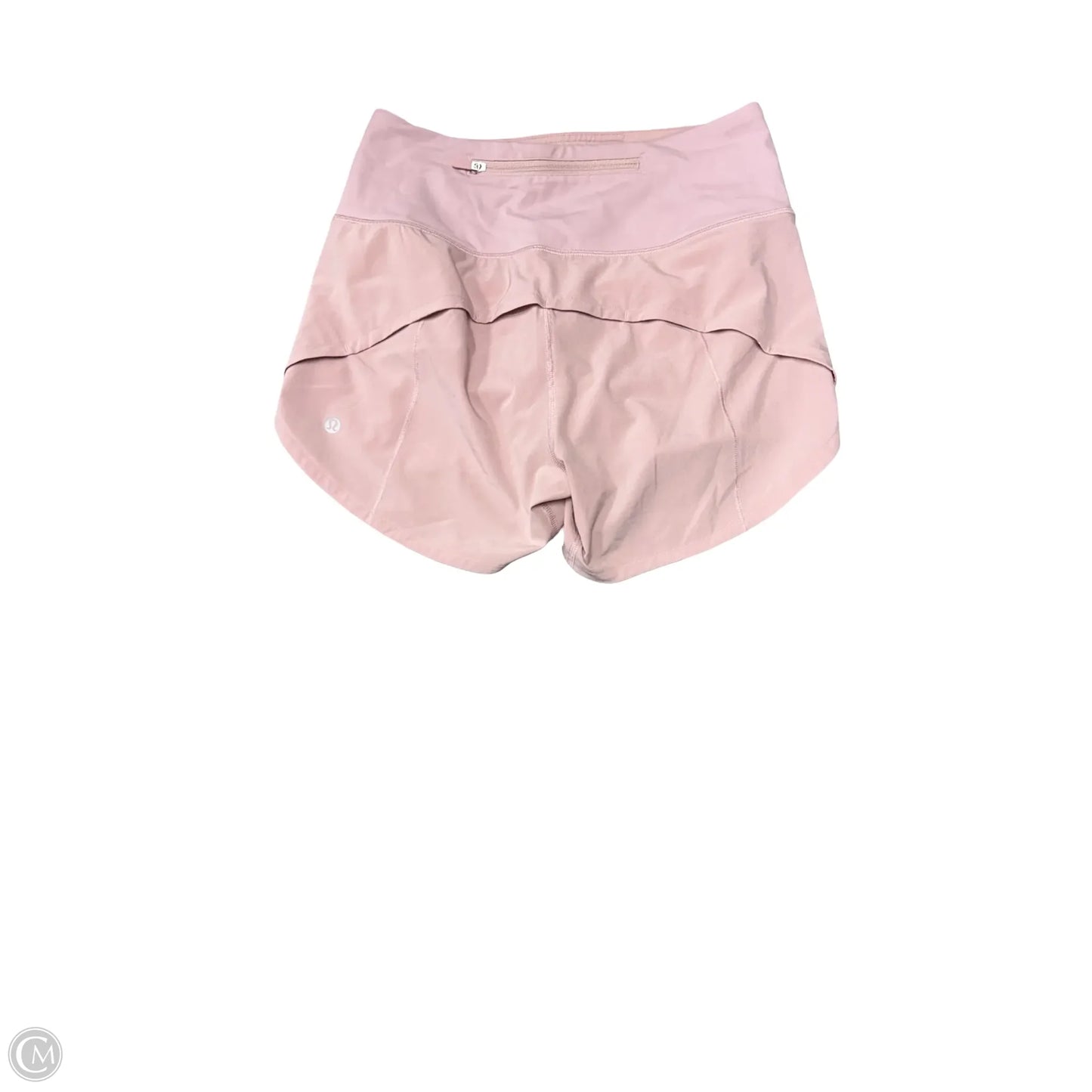 Athletic Shorts By Lululemon In Pink, Size: 4