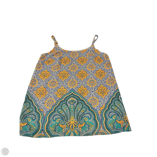 Top Sleeveless By Cabi In Multi-colored, Size: S
