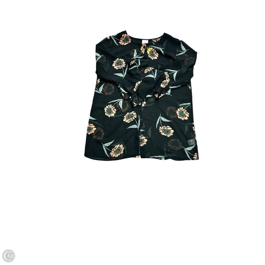 Blouse Long Sleeve By Cabi In Black, Size: S