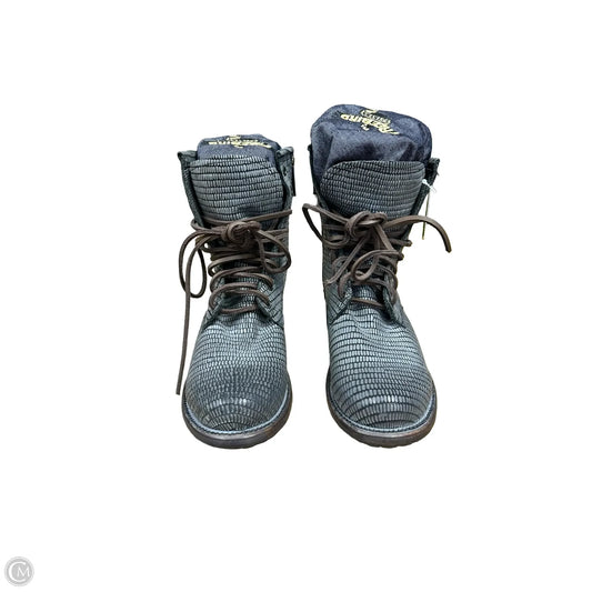 Boots Combat By Freebird In Blue, Size: 10