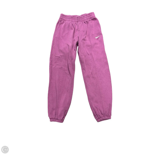 Athletic Pants By Nike In Purple, Size: S