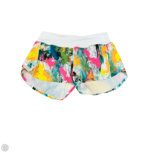 Athletic Shorts By Lululemon In Multi-colored, Size: 6
