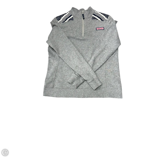 Sweatshirt Collar By Vineyard Vines In Grey, Size: Xs