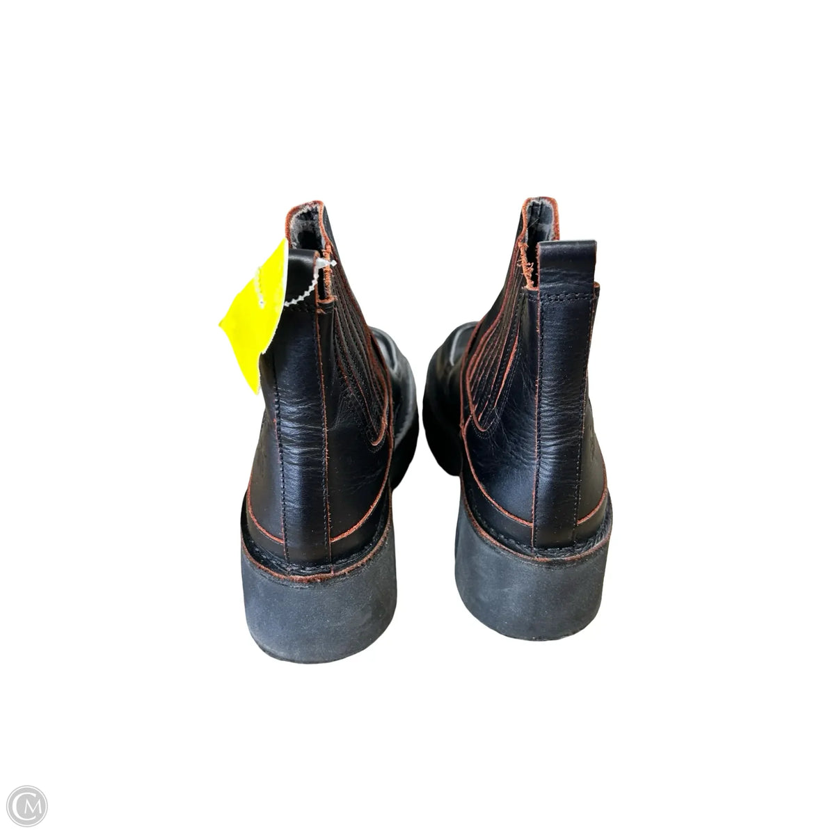 Boots Leather By Fly London In Black, Size: 7