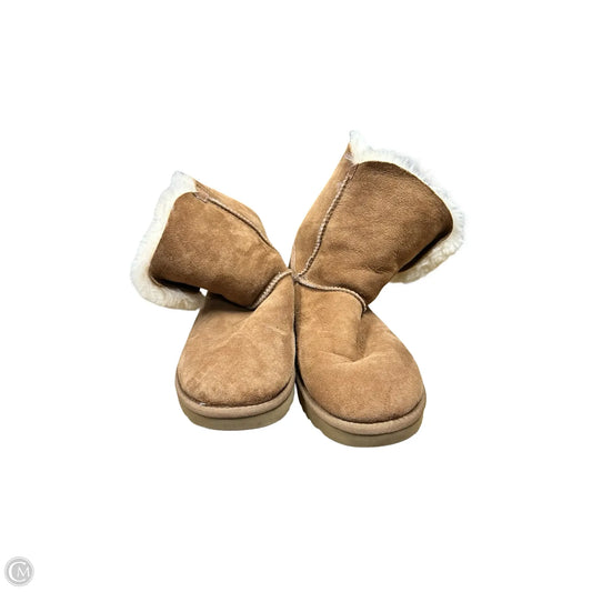 Boots Designer By Ugg In Brown, Size: 10