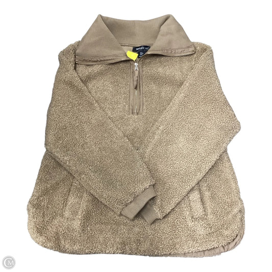 Sweatshirt Collar By Bailey 44 In Brown, Size: M
