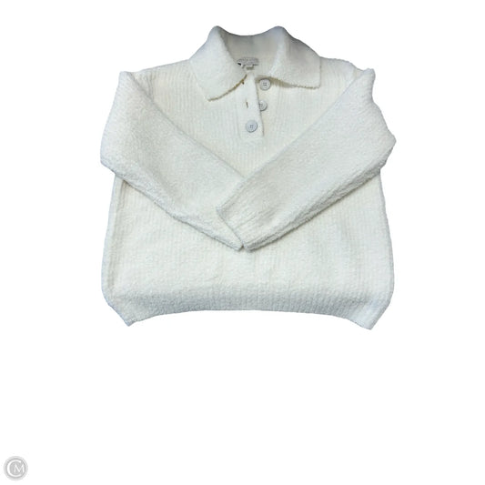 Sweater By Barefoot Dreams In White, Size: L