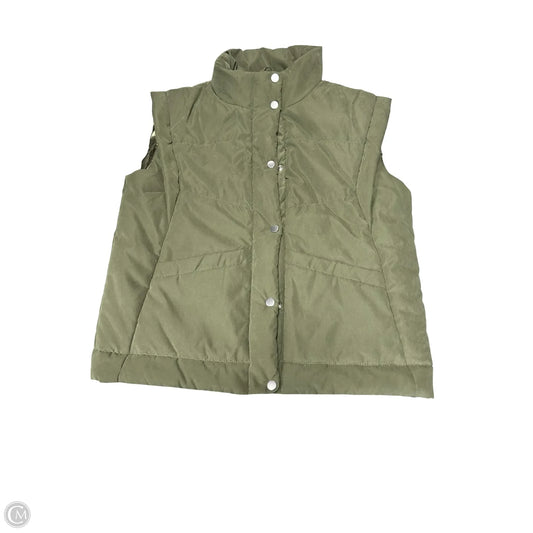 Vest Puffer & Quilted By Joie In Green, Size: M