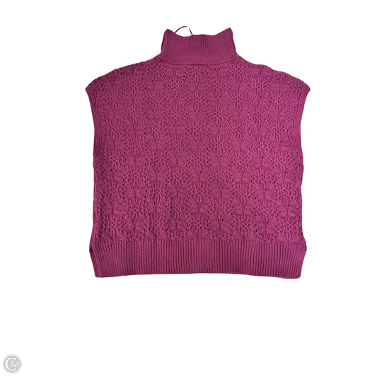 Sweater Short Sleeve By Free People In Purple, Size: Xs