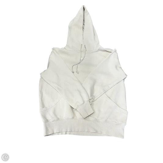 Athletic Sweatshirt Hoodie By Nike In Tan, Size: Xs