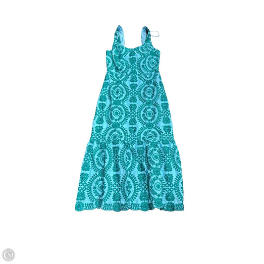 Dress Party Midi By Adelyn Rae In Blue & Green, Size: Xs