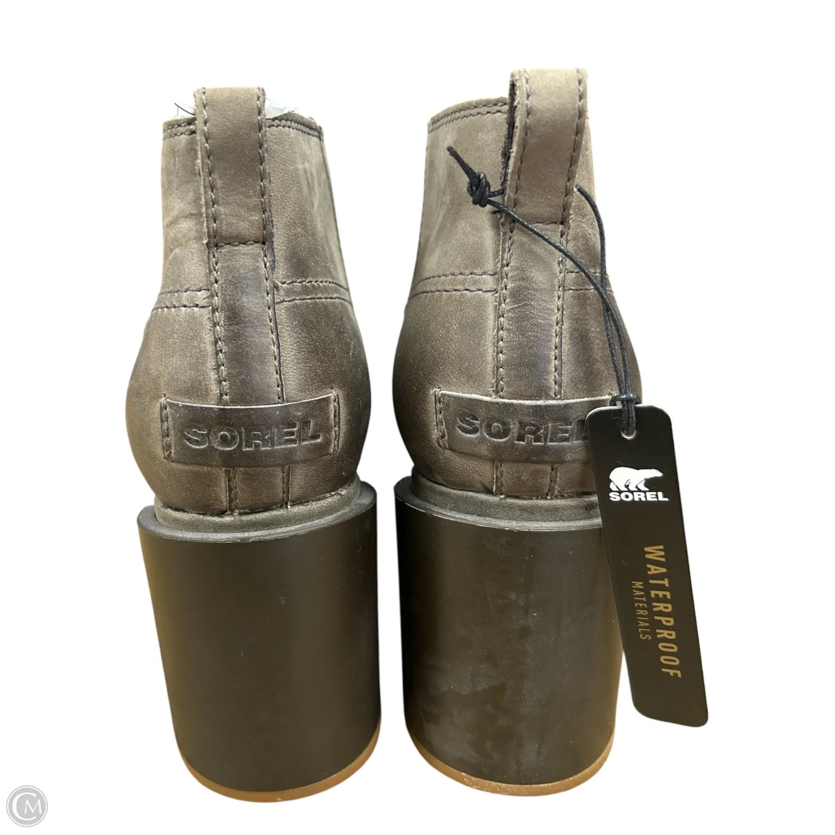 Boots Ankle Heels By Sorel In Grey, Size: 9