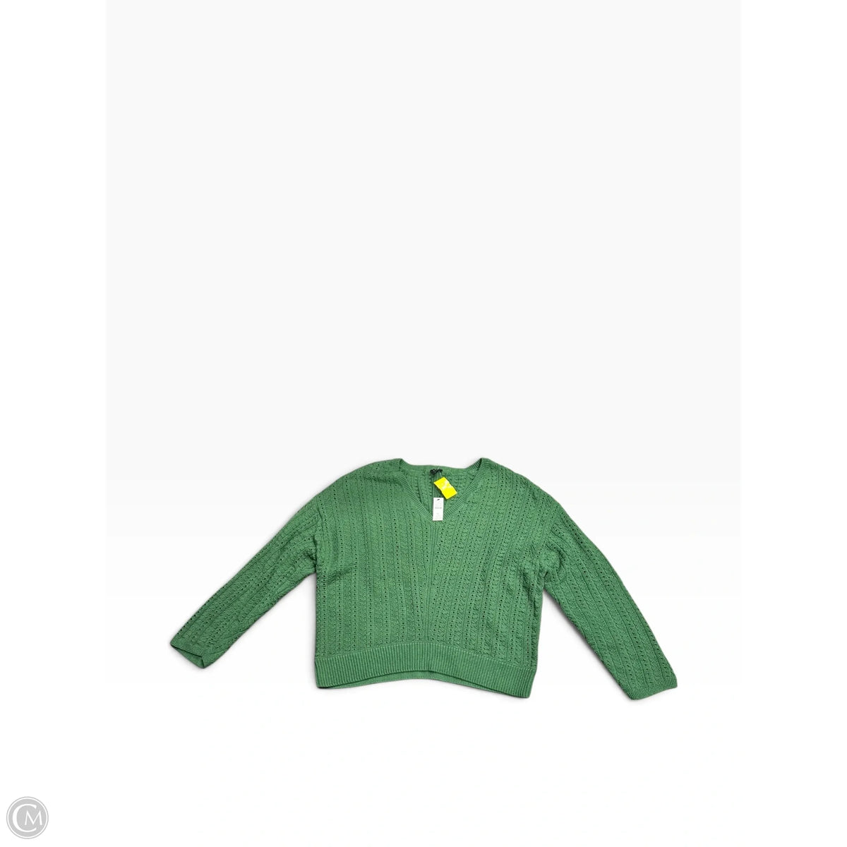 Sweater By Talbots In Green, Size: Xl