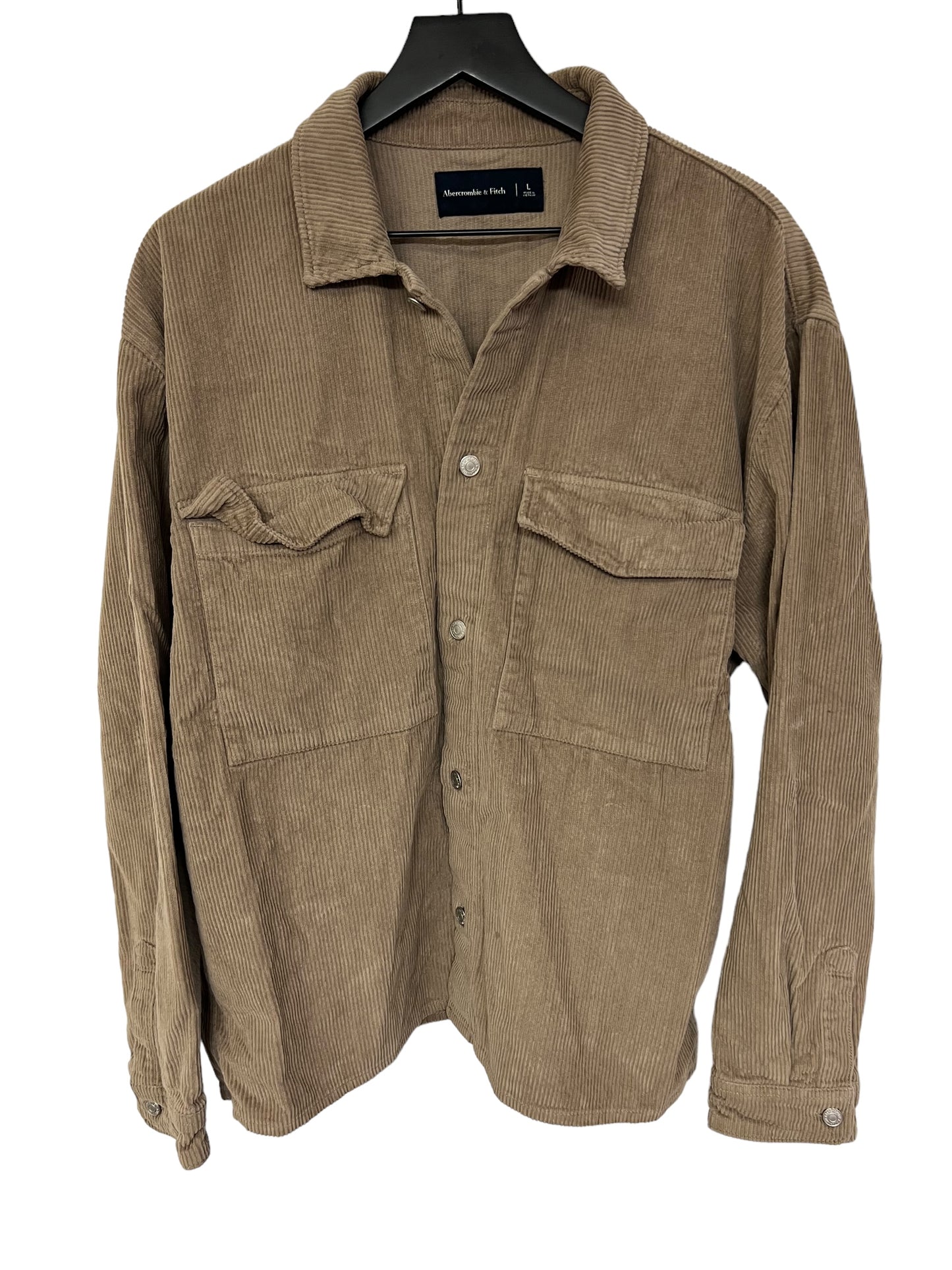 Jacket Shirt By Cmc In Tan, Size: L