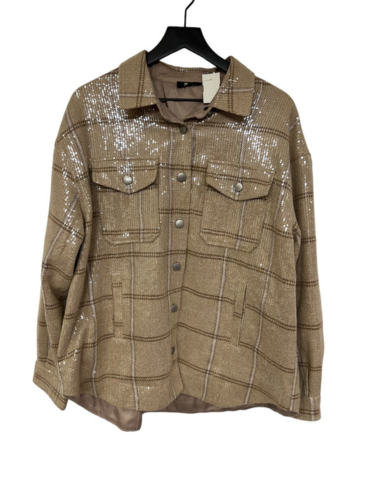 Jacket Other By Miss Me In Tan, Size: L