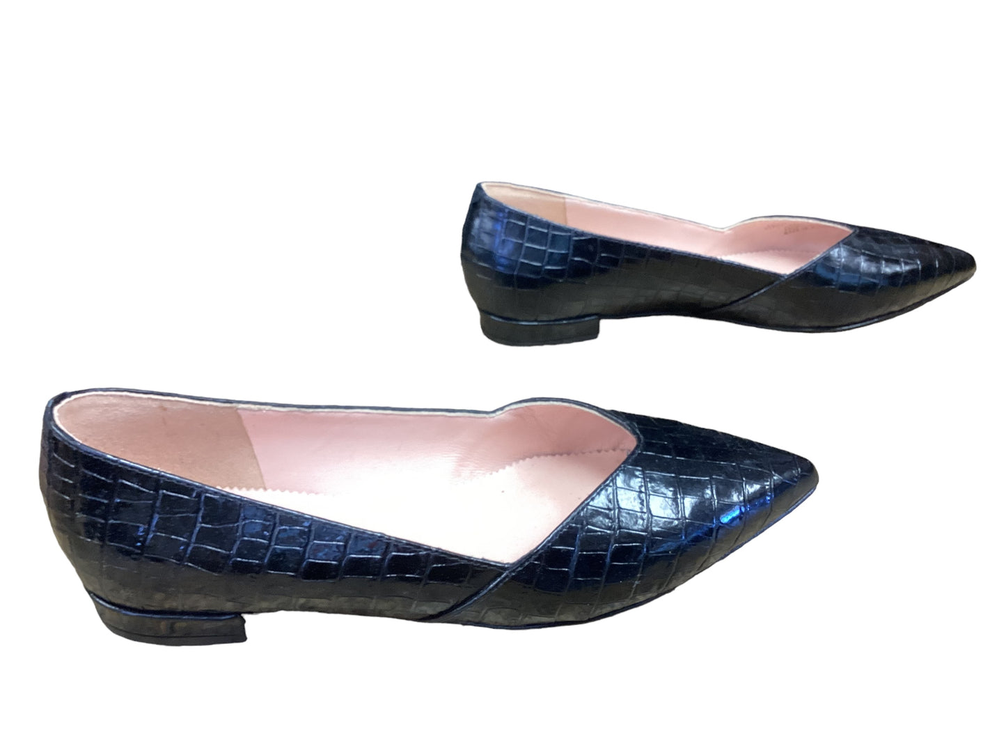 Black Shoes Flats J. Crew, Size 6