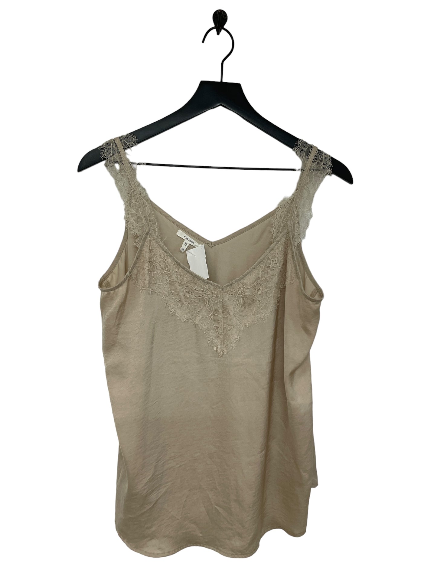 Cream Top Sleeveless Maurices, Size M