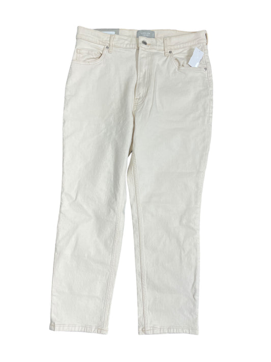 Cream Denim Jeans Straight Everlane, Size 12