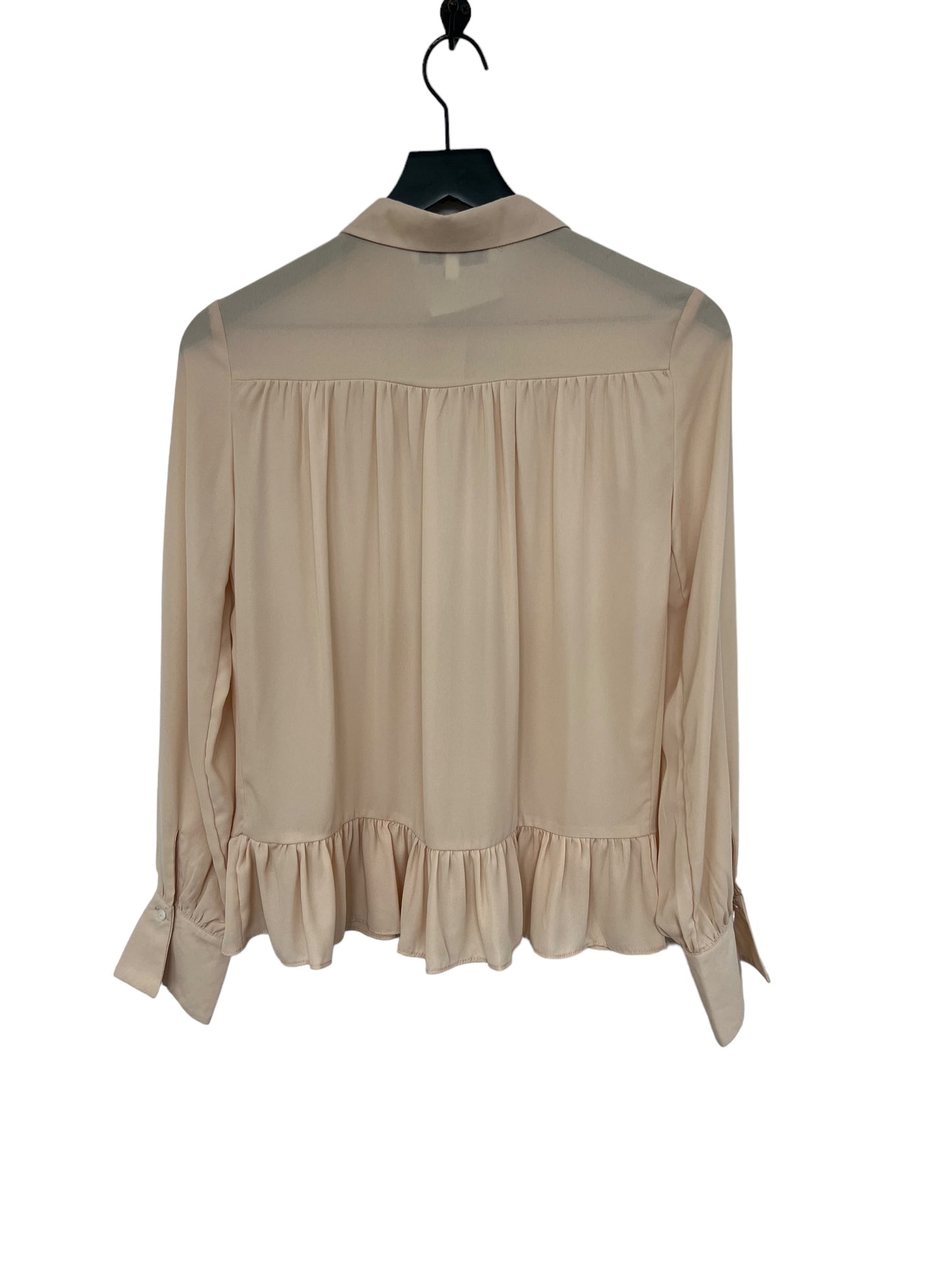 Cream Blouse Long Sleeve Endless Rose, Size S