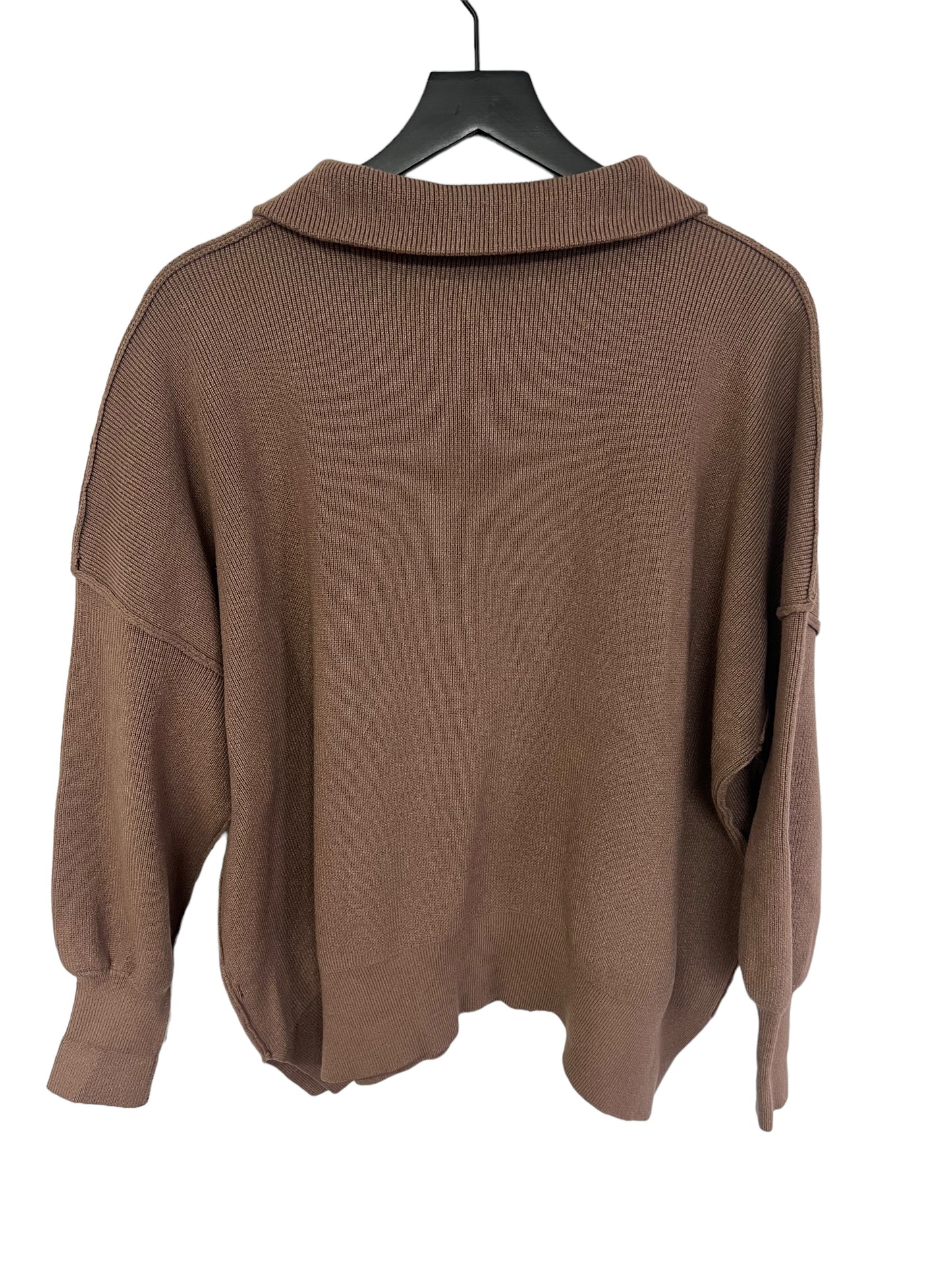 Sweater By Clothes Mentor In Brown, Size: M