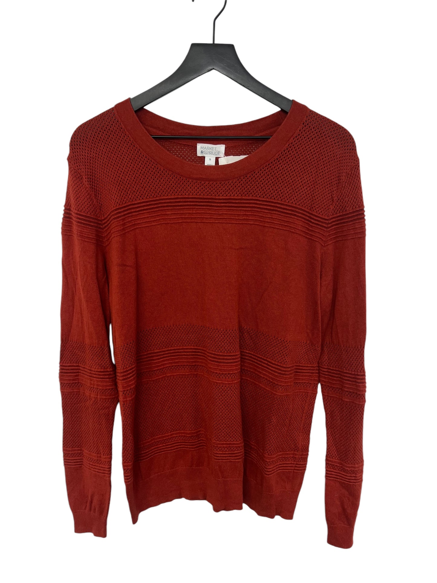 Sweater By Market & Spruce In Orange, Size: Xl