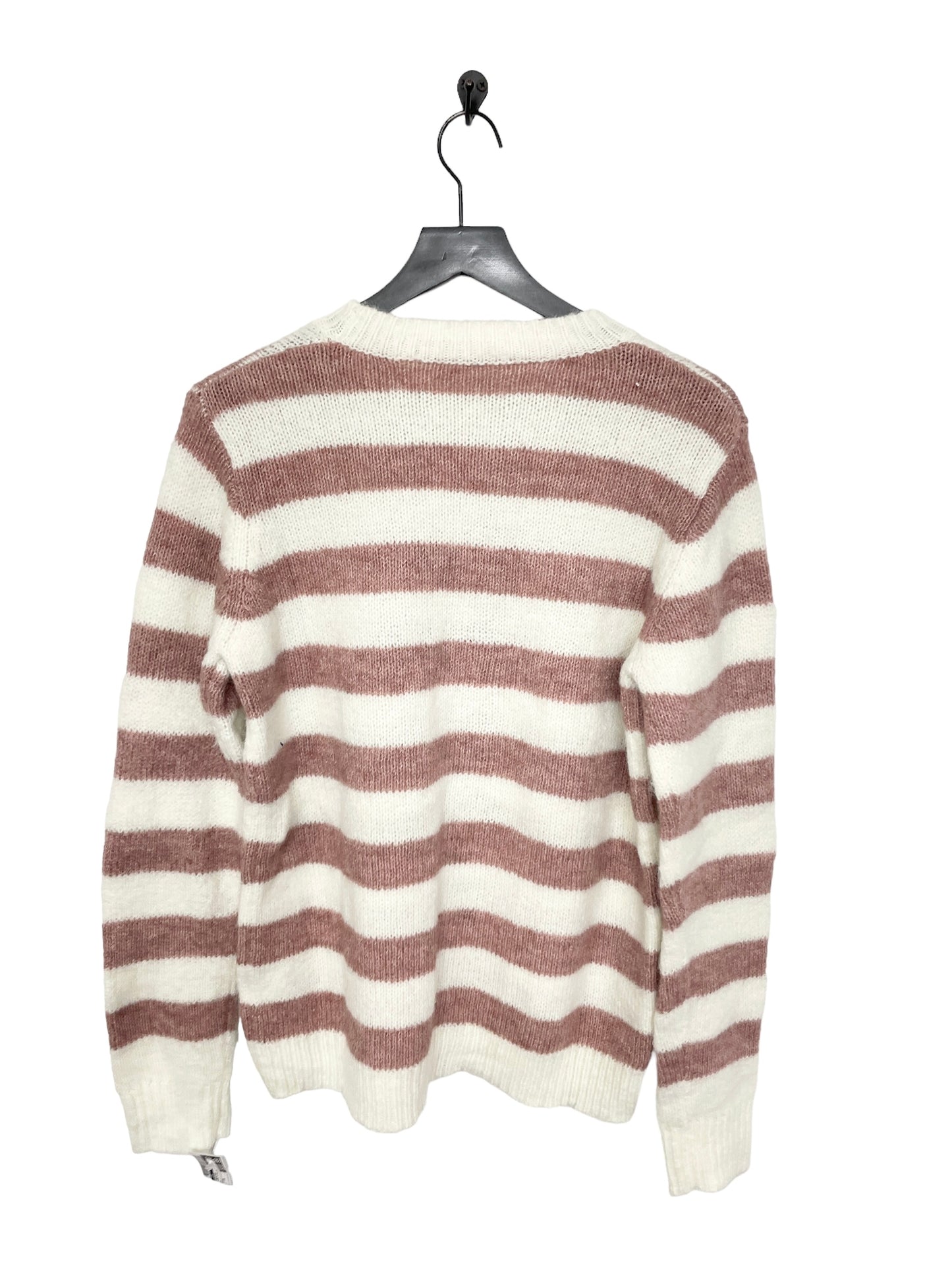 Pink & White Sweater Cmf, Size M