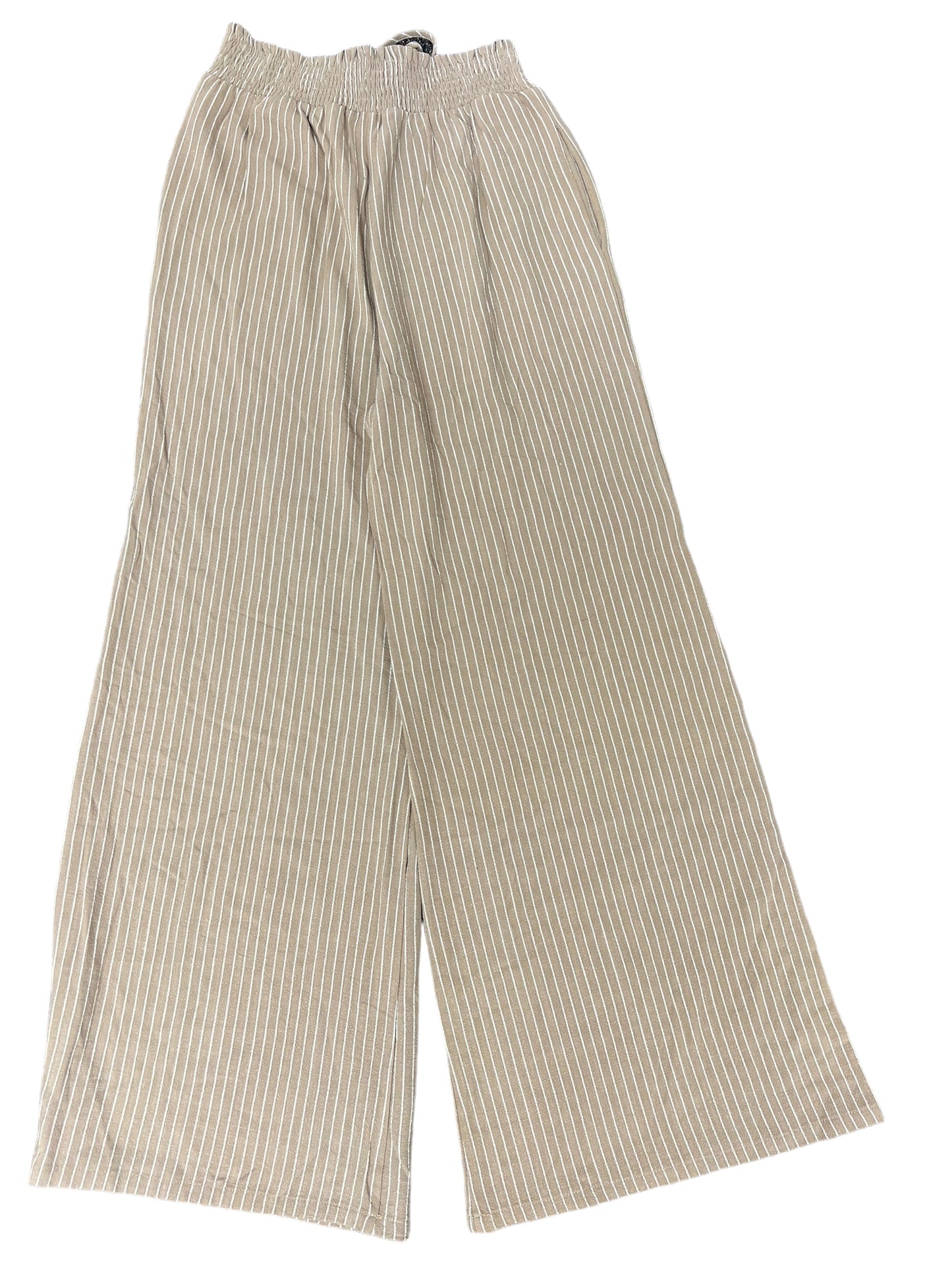 Pants Wide Leg By Cmc In Tan, Size: M