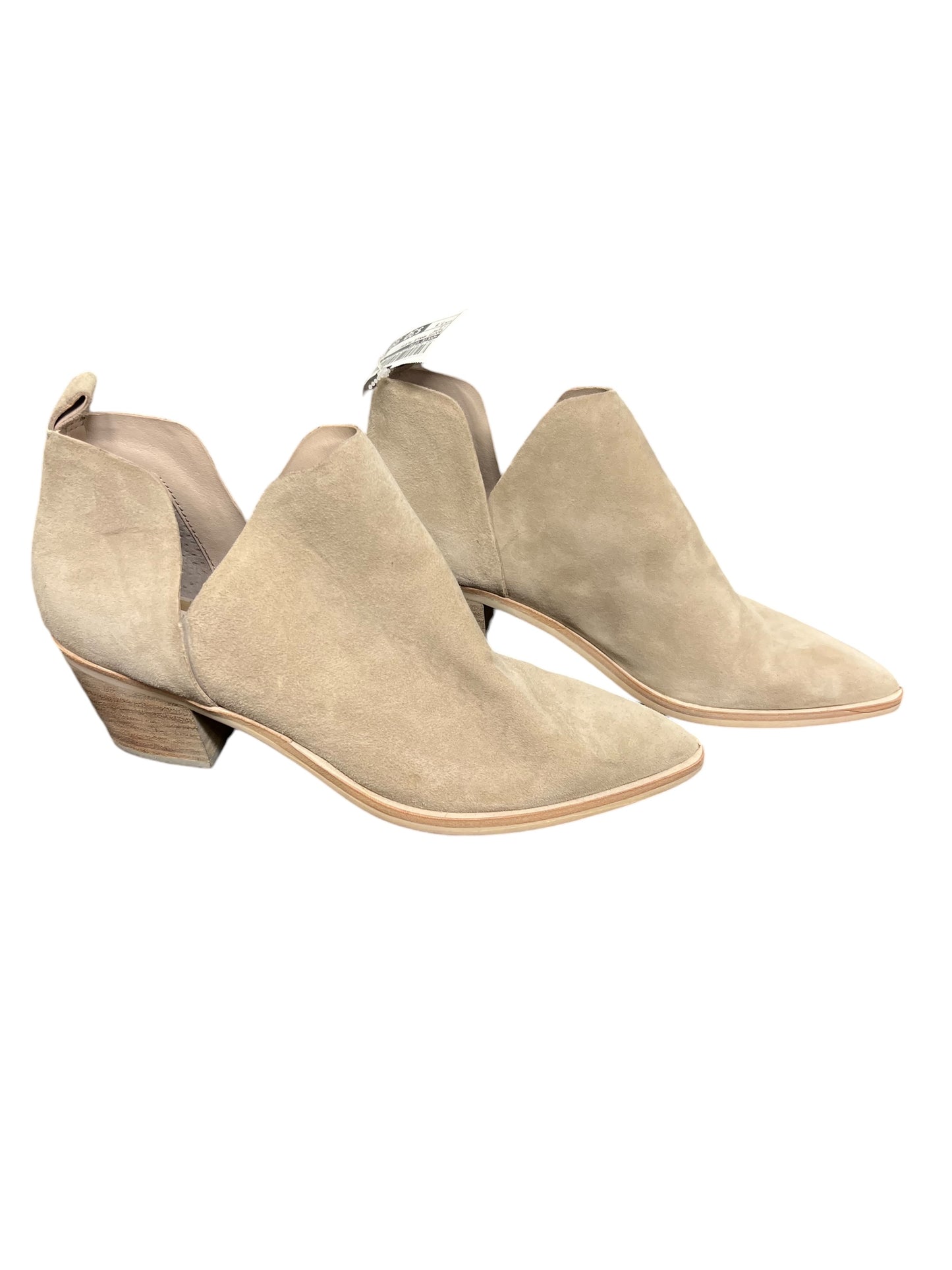 Boots Ankle Flats By Dolce Vita In Taupe, Size: 7.5