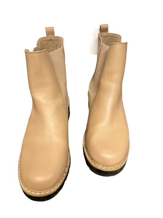 Boots Ankle Flats By Universal Thread In Tan, Size: 8