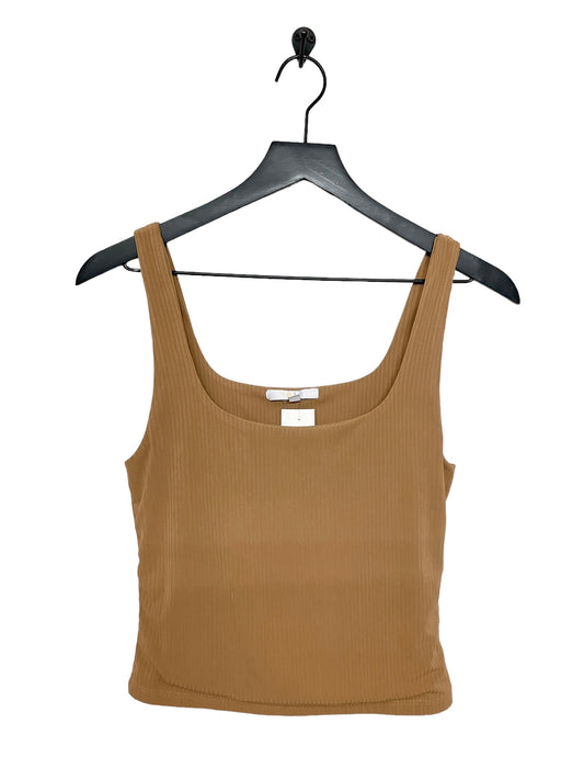 Top Sleeveless By Iris In Tan, Size: M