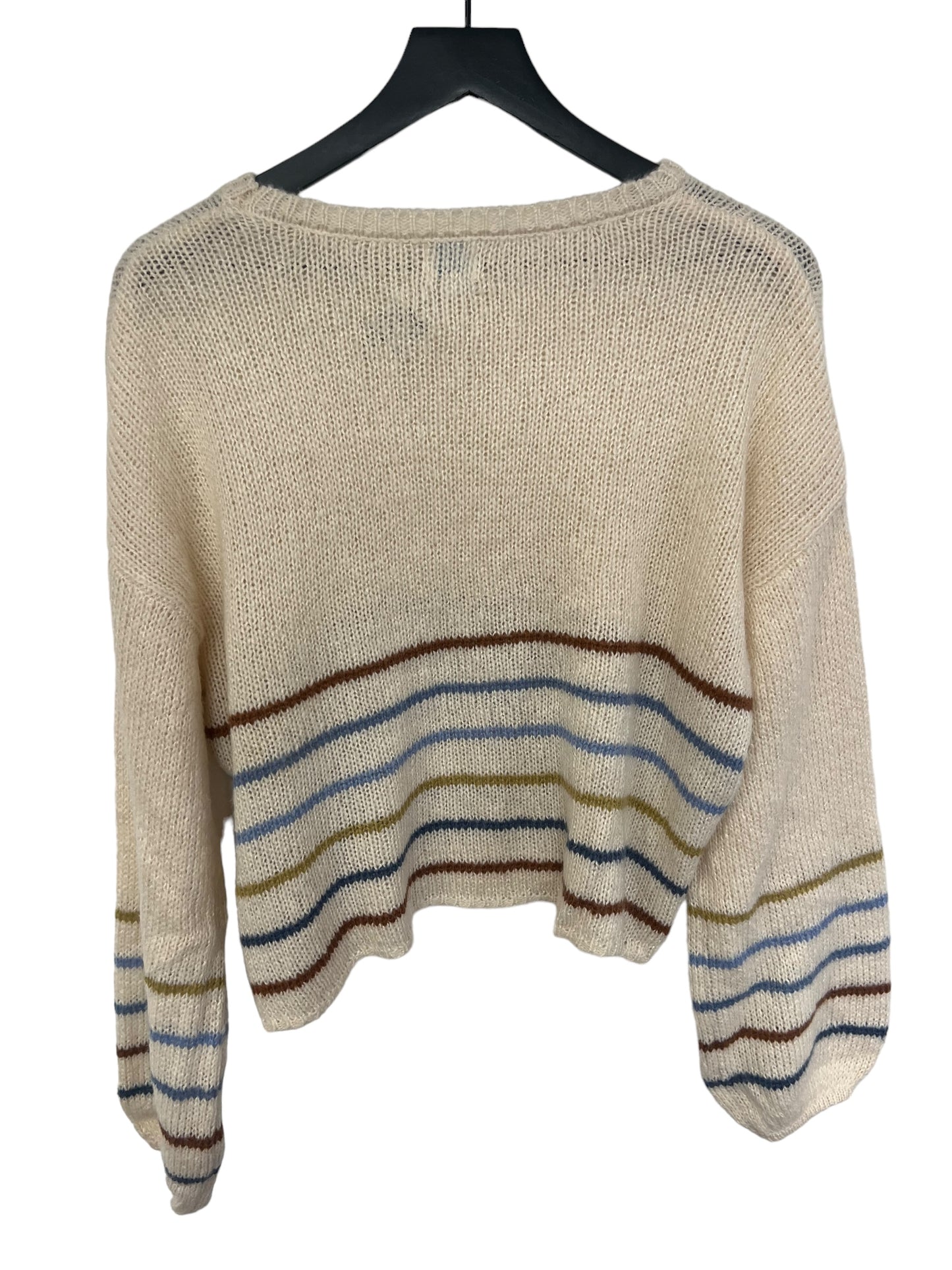 Sweater By Blue Rain In Cream, Size: L