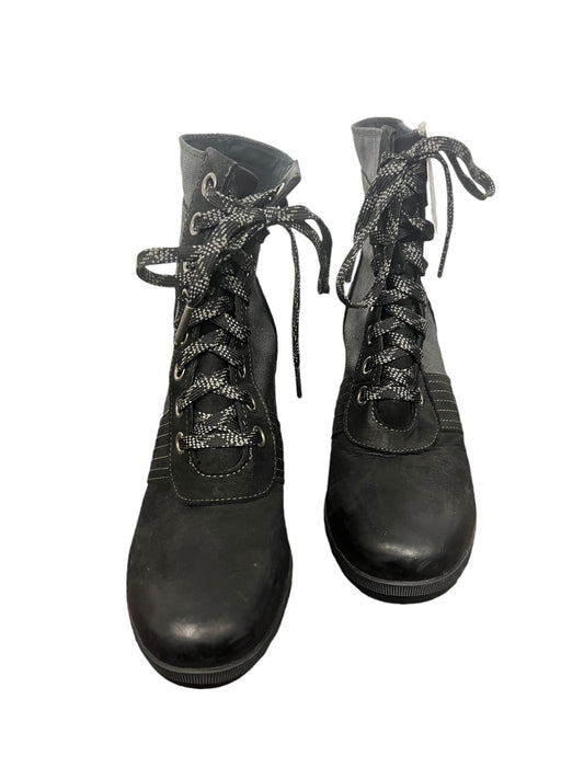 Boots Ankle Heels By Sorel In Black, Size: 8.5