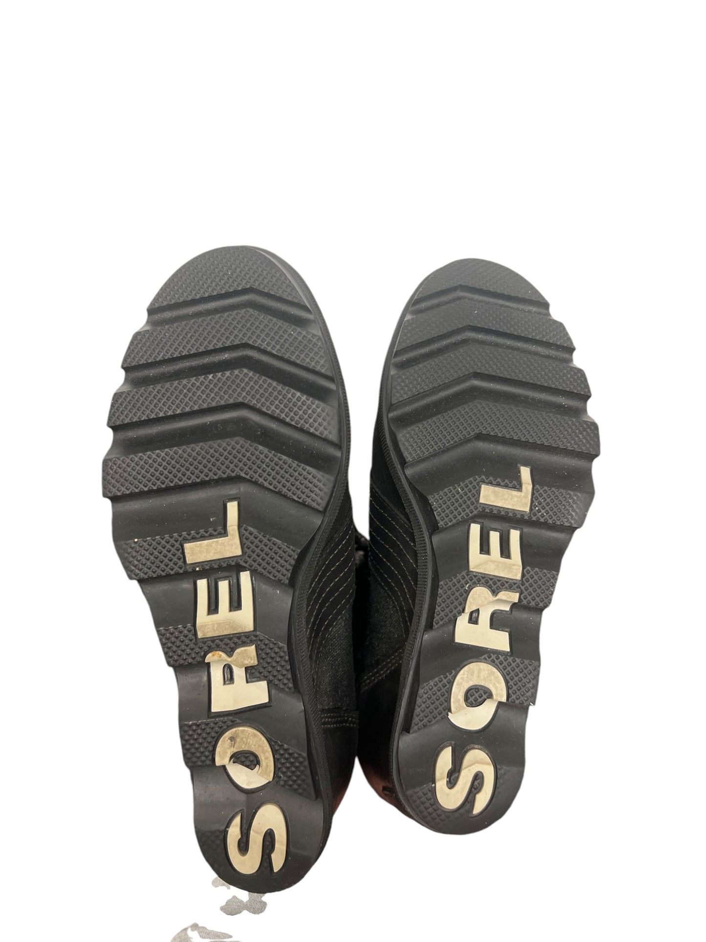 Boots Ankle Heels By Sorel In Black, Size: 8.5