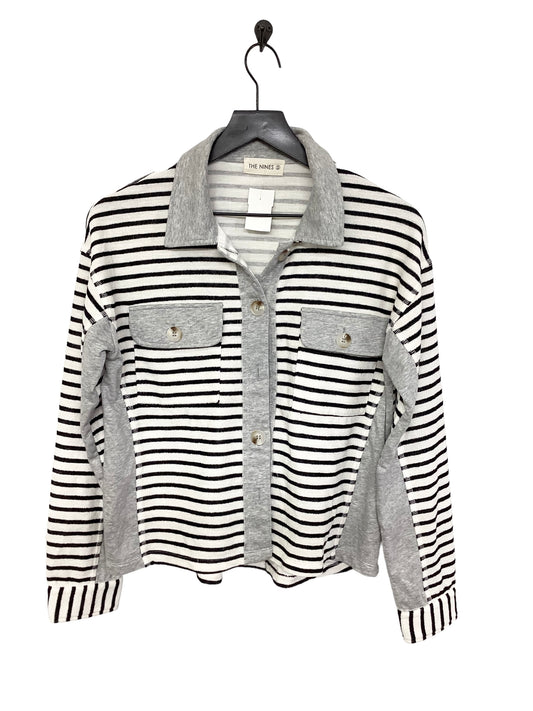 Jacket Shirt By The Nines In Striped Pattern, Size: S