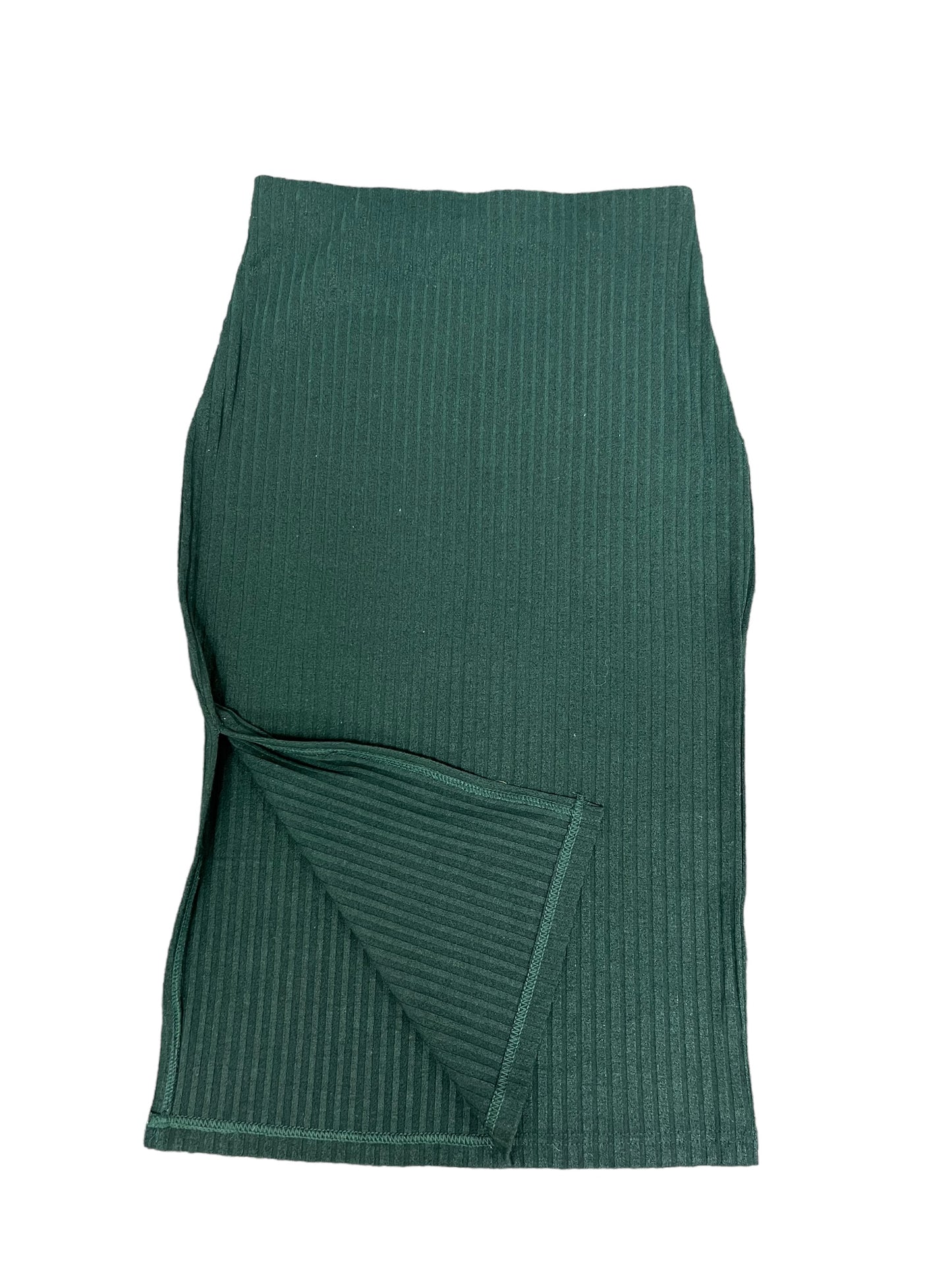 Skirt Midi By Clothes Mentor In Green, Size: S