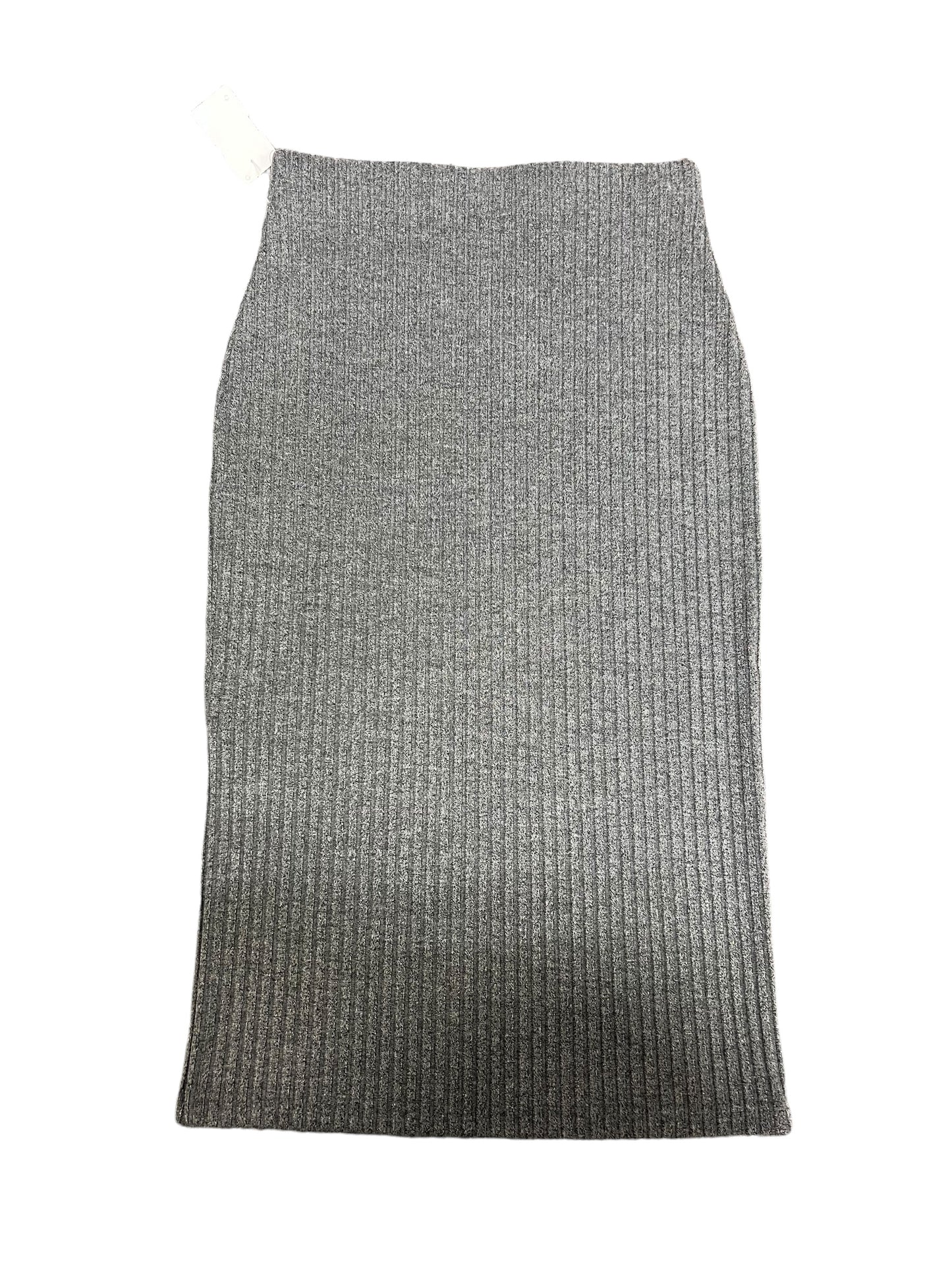 Skirt Midi By Clothes Mentor In Grey, Size: S